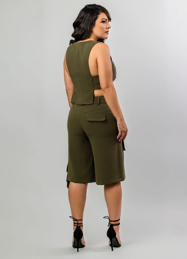 Zuryh Cargo Bermuda Shorts