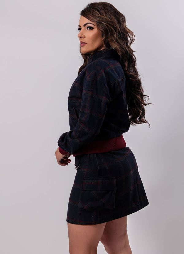 Aline wool Short Skirt