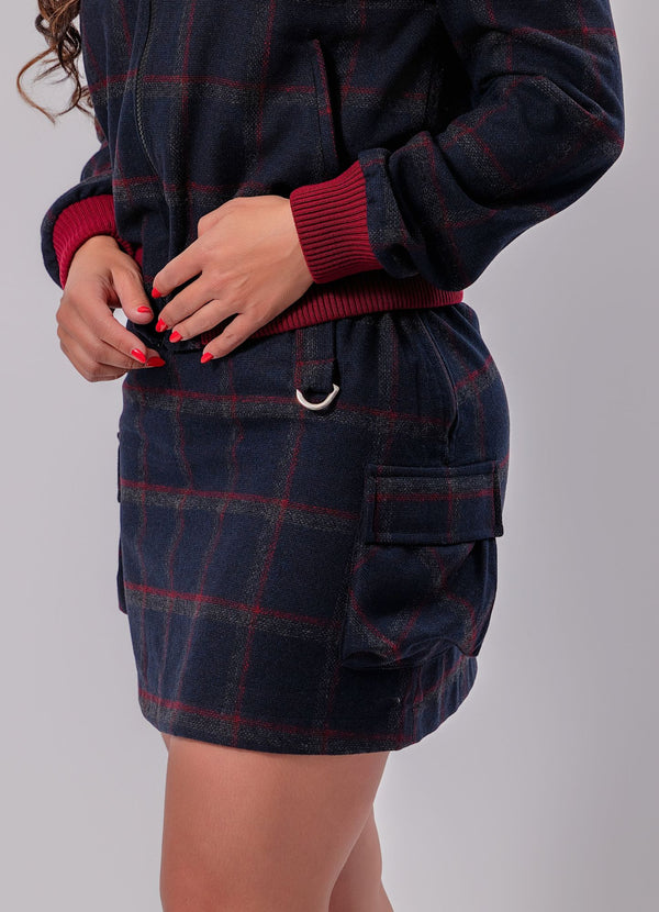 Aline wool Short Skirt