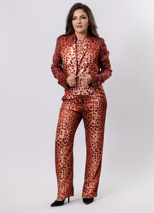 Animal Print Leopard Blazer