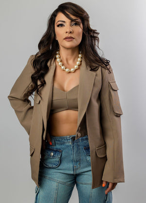 Ariana Cargo Blazer