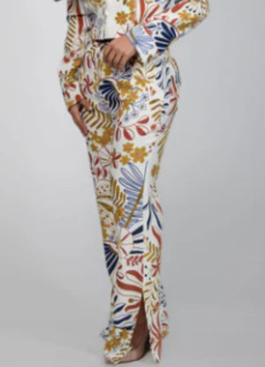 Cerrado Print Flared Pants