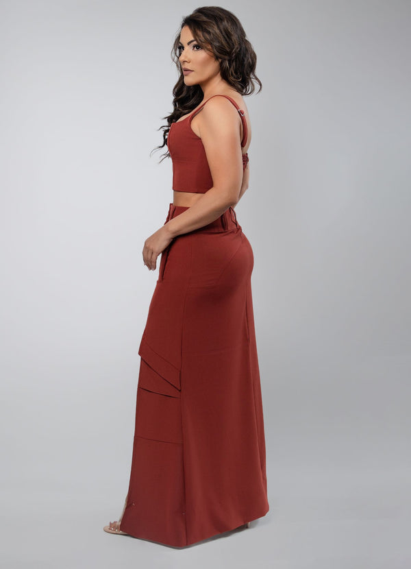 Clover Asymmetric Skirt