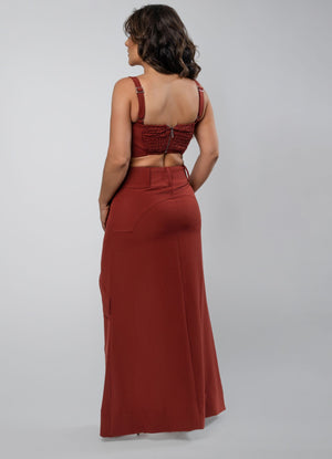 Clover Asymmetric Skirt