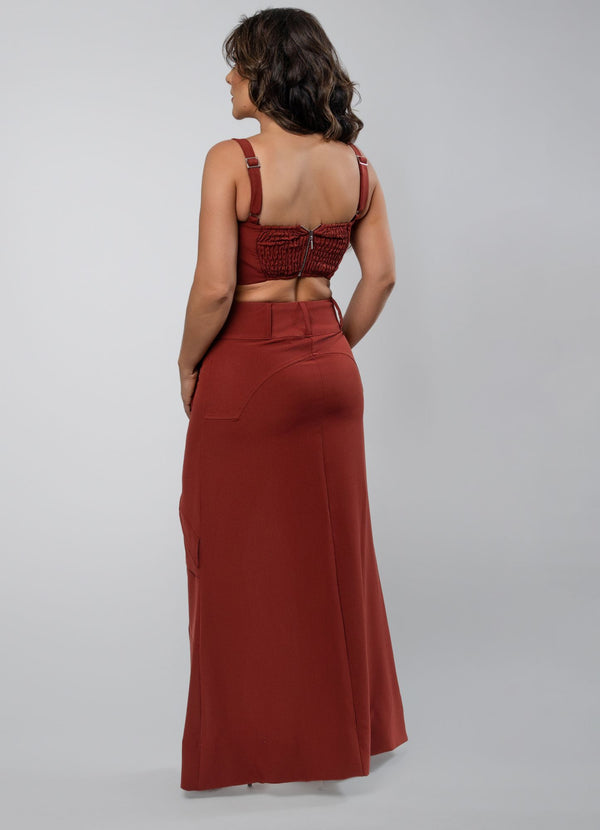 Clover Asymmetric Skirt