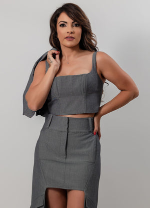 Clover Asymmetric Skirt