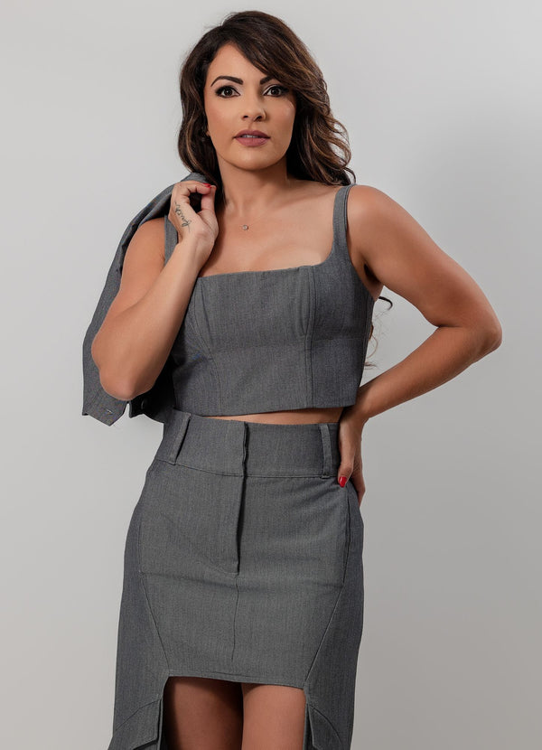 Clover Asymmetric Skirt