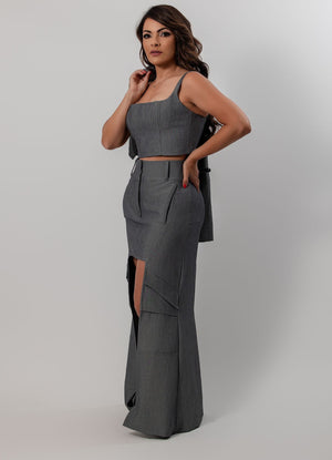 Clover Asymmetric Skirt