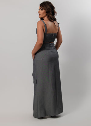 Clover Asymmetric Skirt