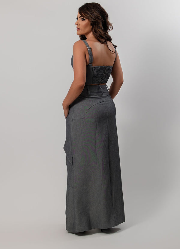 Clover Asymmetric Skirt