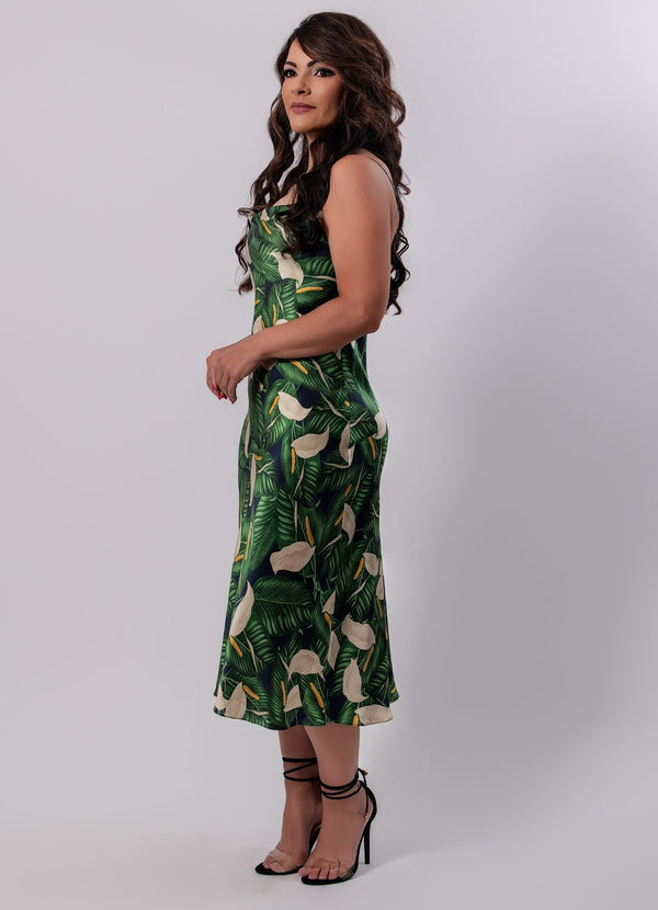 Dubai Drape Strap Dress