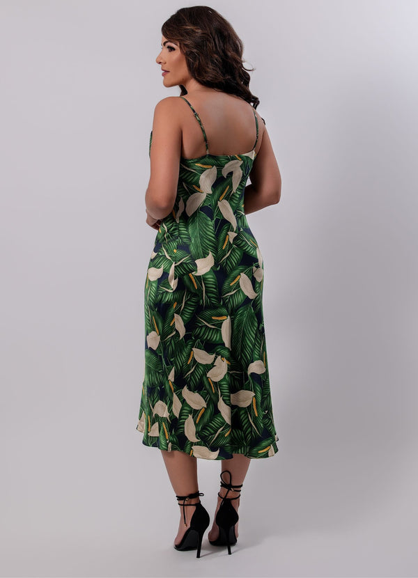 Dubai Drape Strap Dress