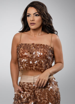 Esfinge Square Neck Top