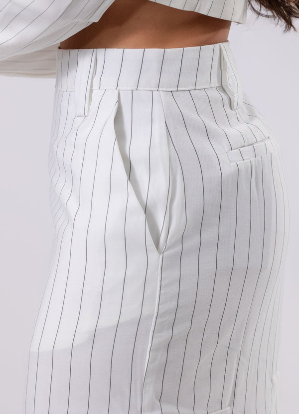 High-Waisted Long Skirt with Pockets
