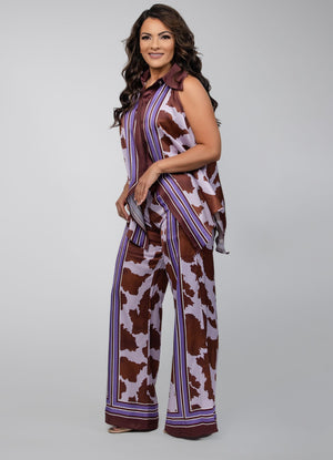 Longline Animal Print Shirt