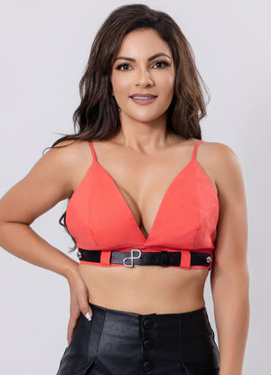 Pink Westerland Linen Top