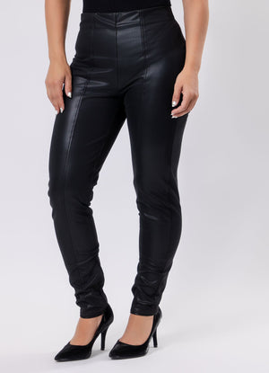 Slim-Fit Pants with Panel Detailing
