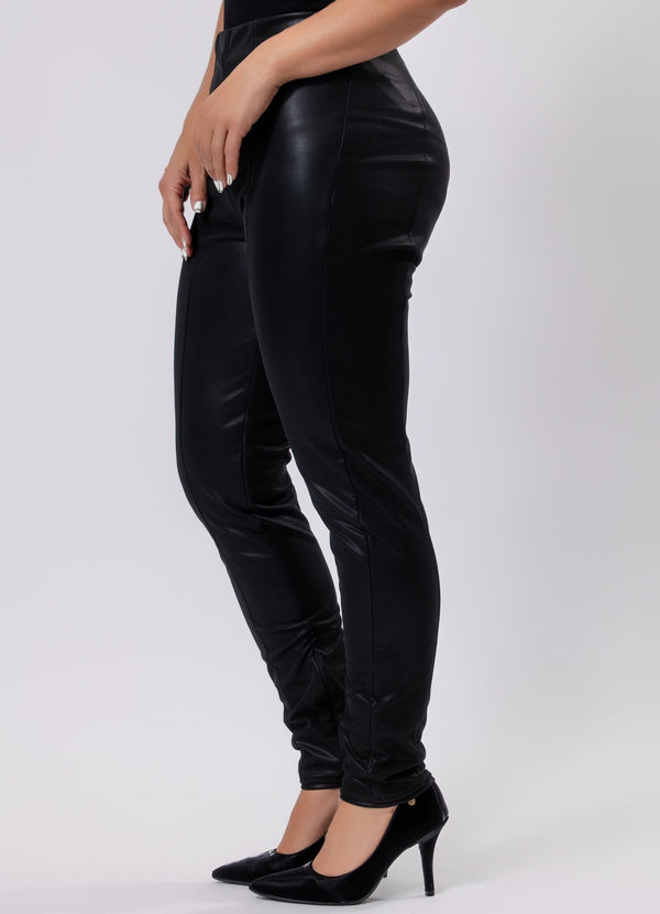 Slim-Fit Pants with Panel Detailing