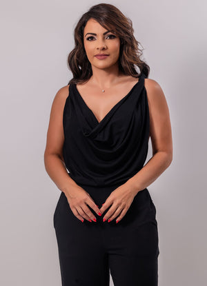 Zoya Draped Jumpsuit