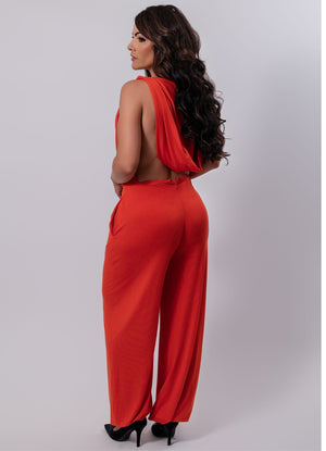 Zoya Draped Jumpsuit