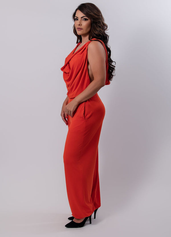 Zoya Draped Jumpsuit