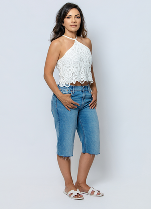 Luna Lace Halter Top