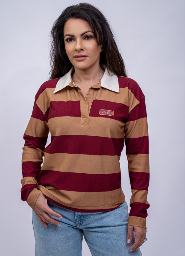 Rugby-Inspired long Sleeves Shirt