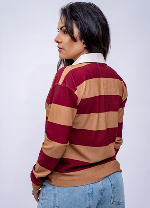 Rugby-Inspired long Sleeves Shirt