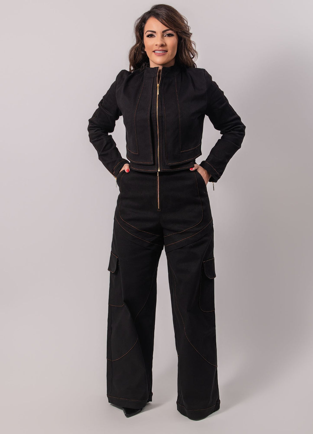 Black Denim Pants