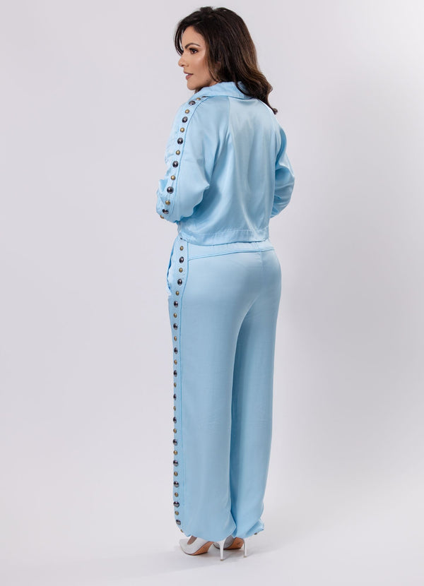 Comfy Pants with Hand Embroidery