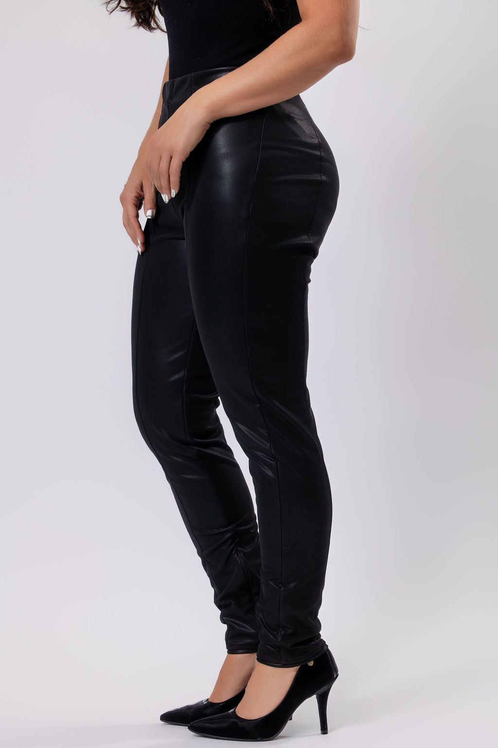 Slim-Fit Pants with Panel Detailing